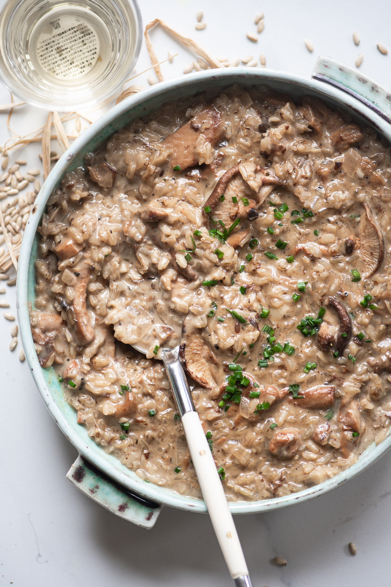 Wild Mushrooms Truffle Risotto | Nourish Deliciously