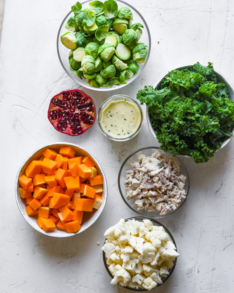 Autumn Harvest Salad with Horseradish Vinaigrette | Nourish Deliciously