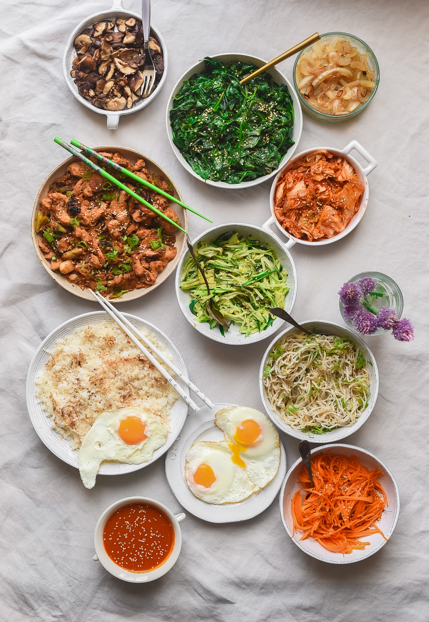 DIY Homemade Bibimbap Bowls | Nourish Deliciously