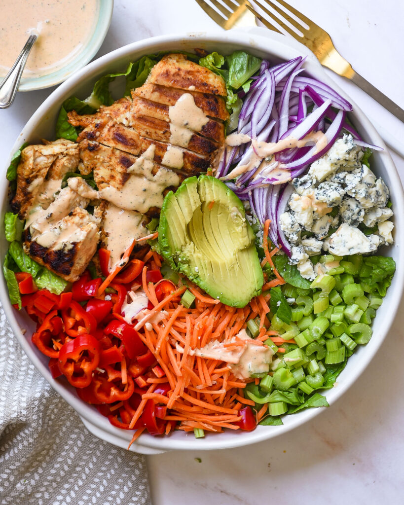 Buffalo Chicken Salad | Nourish Deliciously